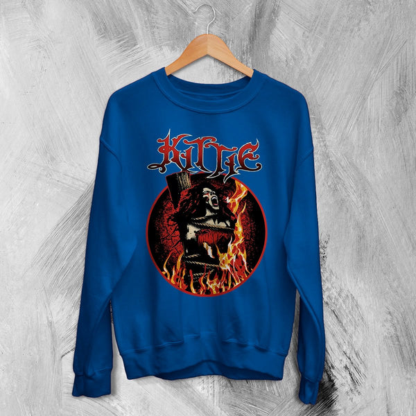 Kittie Female Band Sweatshirt Metalcore Girl Kittie Band Shirt Heavy Metal Music Crewneck - Royal Blue - WorldWideShirt