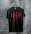 Kittie Love Logo T-Shirt Metalcore Kittie Band Shirt Love Heavy Metal Tee - Black - WorldWideShirt