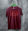 Kittie Love Logo T-Shirt Metalcore Kittie Band Shirt Love Heavy Metal Tee - Red Maroon - WorldWideShirt