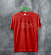 Kittie Love Logo T-Shirt Metalcore Kittie Band Shirt Love Heavy Metal Tee - Red - WorldWideShirt