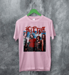 Kittie Member T-Shirt Photo Kittie Band Shirt Heavy Metalcore Female Band Tee - Light Pink - WorldWideShirt