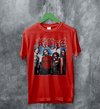 Kittie Member T-Shirt Photo Kittie Band Shirt Heavy Metalcore Female Band Tee - Red - WorldWideShirt