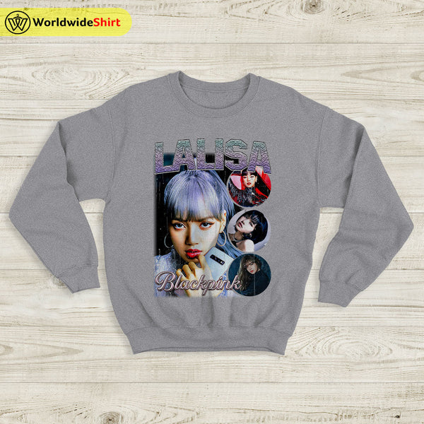 Lalisa Vintage 90's Sweatshirt BLACKPINK Shirt KPOP Shirt - WorldWideShirt