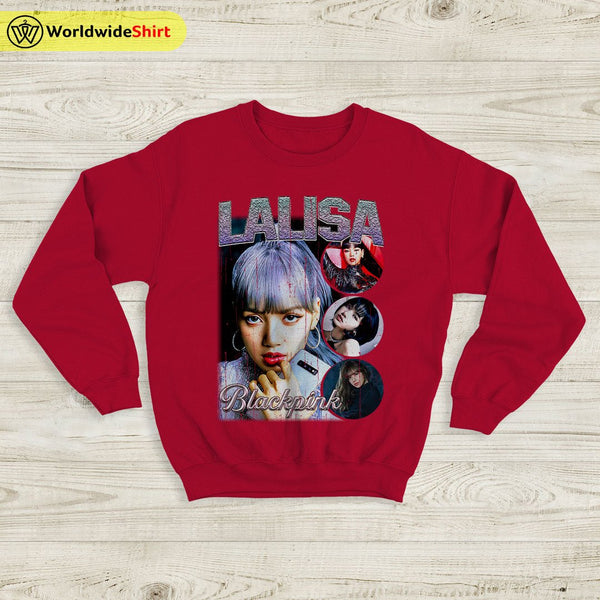 Lalisa Vintage 90's Sweatshirt BLACKPINK Shirt KPOP Shirt - WorldWideShirt