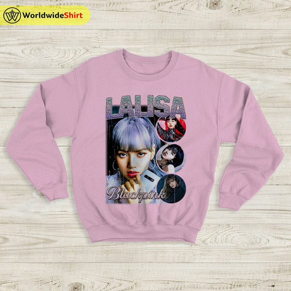 Lalisa Vintage 90's Sweatshirt BLACKPINK Shirt KPOP Shirt - WorldWideShirt