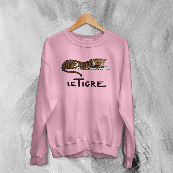 Le Tigre Sweatshirt Vintage Album Tigre Sweater Electroclash Band Merch - WorldWideShirt