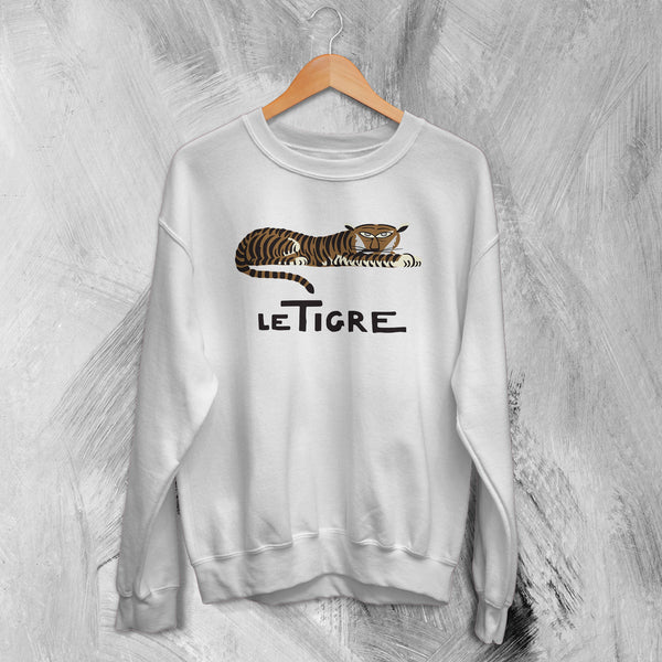 Le Tigre Sweatshirt Vintage Album Tigre Sweater Electroclash Band Merch - WorldWideShirt