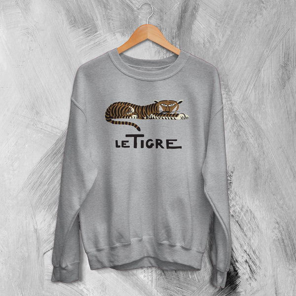 Le Tigre Sweatshirt Vintage Album Tigre Sweater Electroclash Band Merch - WorldWideShirt