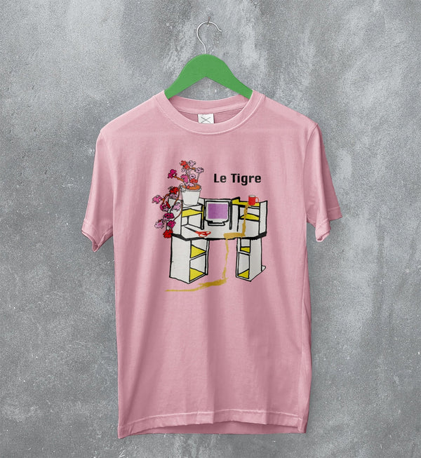 Le Tigre T-Shirt From the Desk of Mr Lady Shirt Feminist Band Merch - WorldWideShirt