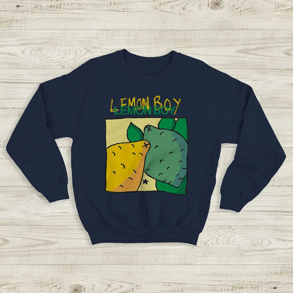 Lemon Boy Sweatshirt Cavetown Shirt Alt Album Tee Indie Pop Rock Music Merch - Navy Blue - WorldWideShirt