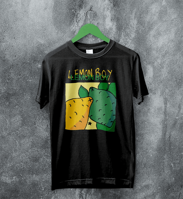 Lemon Boy T-Shirt Cavetown Shirt Alt Album Tee Indie Pop Rock Music Merch - Black - WorldWideShirt
