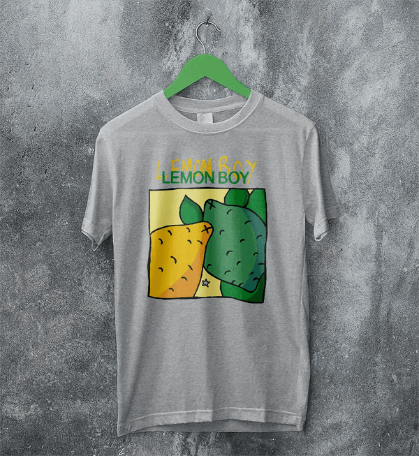 Lemon Boy T-Shirt Cavetown Shirt Alt Album Tee Indie Pop Rock Music Merch - Black - WorldWideShirt