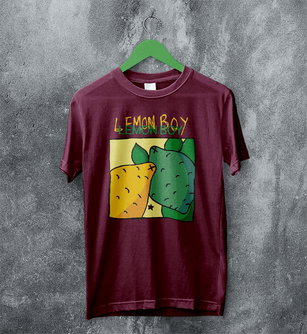 Lemon Boy T-Shirt Cavetown Shirt Alt Album Tee Indie Pop Rock Music Merch - Black - WorldWideShirt