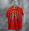 Love Down Syndrome T-shirt World Down Syndrome Day Shirt Rainbow Tee - Red - WorldWideShirt