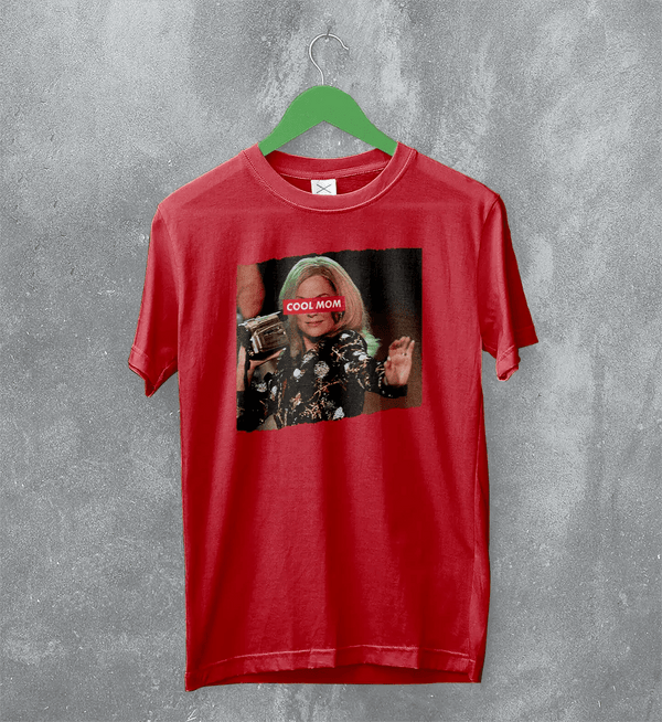 Mean Girls Cool Mom T-Shirt Funny Mean Girls Shirt MOM Comedy Movie Merch - Red - WorldWideShirt
