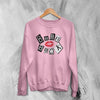 Mean Girls Geek Sweatshirt Nerd Mean Girls Shirt Movie Burn Book Lover Crewneck - Light Pink - WorldWideShirt