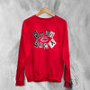 Mean Girls Geek Sweatshirt Nerd Mean Girls Shirt Movie Burn Book Lover Crewneck - Red - WorldWideShirt