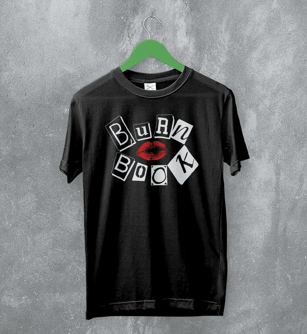 Mean Girls Geek T-Shirt Nerd Mean Girls Shirt Movie Burn Book Lover Tee - Black - WorldWideShirt