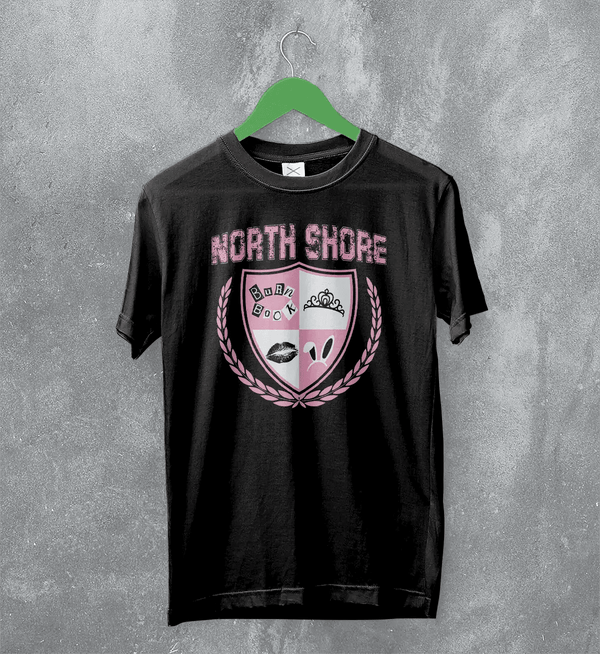 Mean Girls North Shore T-Shirt High School Mean Girls Shirt Romcom Movie Tee - Black - WorldWideShirt