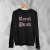Mean Girls Royal Punk Sweatshirt Movie Mean Girls Shirt Romcom Crewneck - Black - WorldWideShirt