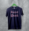 Mean Girls Royal Punk T-Shirt Movie Mean Girls Shirt Romcom Tee - Navy Blue - WorldWideShirt