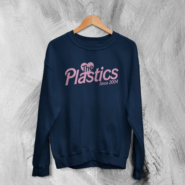 Mean Girls Since 2004 Sweatshirt The Plastics Shirt Mean Girls Tee Movie Merch - Navy Blue - WorldWideShirt
