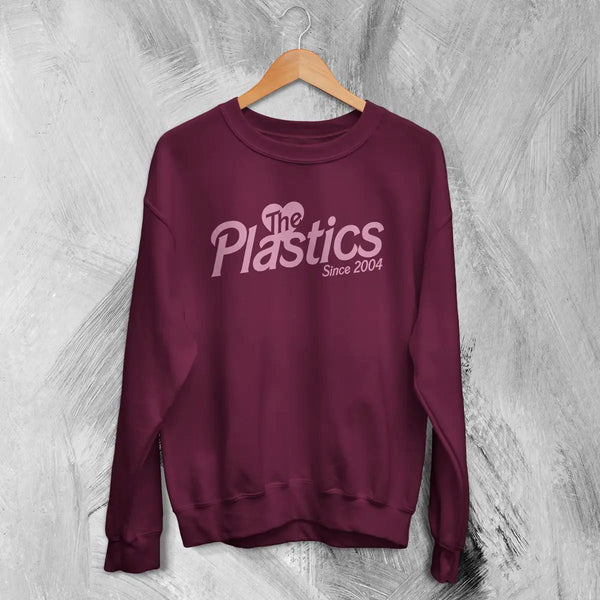 Mean Girls Since 2004 Sweatshirt The Plastics Shirt Mean Girls Tee Movie Merch - Red Maroon - WorldWideShirt