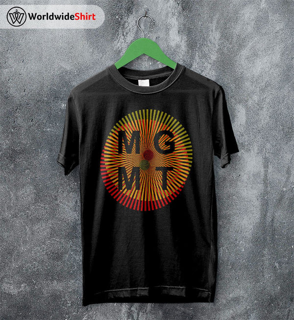MGMT Vintage 90's Tour T Shirt MGMT Shirt Music Shirt - WorldWideShirt