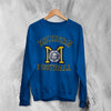 MICHIGAN University Sweatshirt Football Logo Shirt Michigan Football Merch - Royal Blue - WorldWideShirt