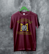 MICHIGAN University T-shirt Football Logo Shirt Michigan Football Merch - Red Maroon - WorldWideShirt