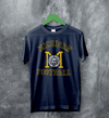 MICHIGAN University T-shirt Football Logo Shirt Michigan Football Merch - Navy Blue - WorldWideShirt