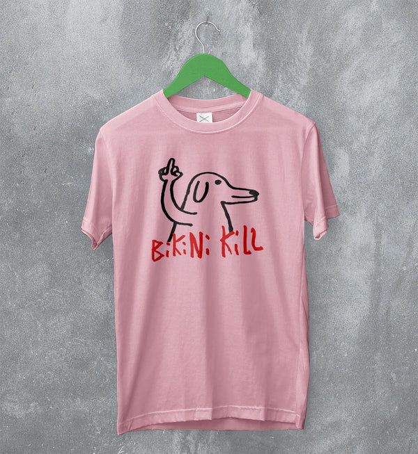 Middle Finger Dog Shirt Bikini Kill T-Shirt Feminist Punk Rock TShirt - WorldWideShirt
