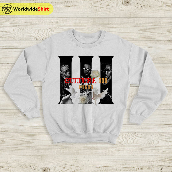 Migos Sweatshirt Migos Culture III Tour Sweater Migos Shirt - WorldWideShirt
