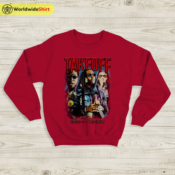Migos Sweatshirt Takeoff Vintage 90's Sweater Migos Shirt - WorldWideShirt