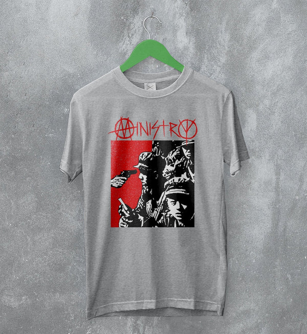 Ministry T-Shirt Burning Inside Shirt Album Art Cover Band Merch - WorldWideShirt
