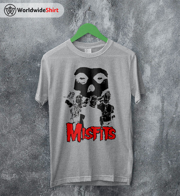 Misfits 1980 Tour T shirt Misfits Shirt Music Shirt Classic Rock Shirt - WorldWideShirt