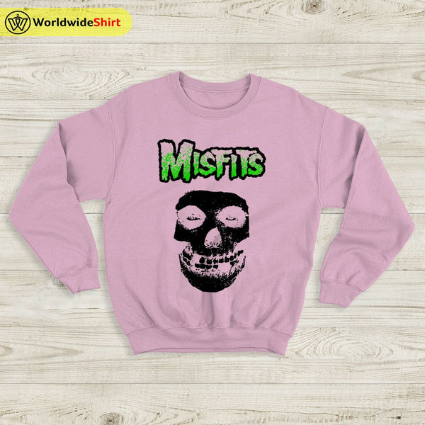 Misfits Band Logo Sweatshirt Misfits Shirt Classic Rock Shirt Music Shirt - WorldWideShirt