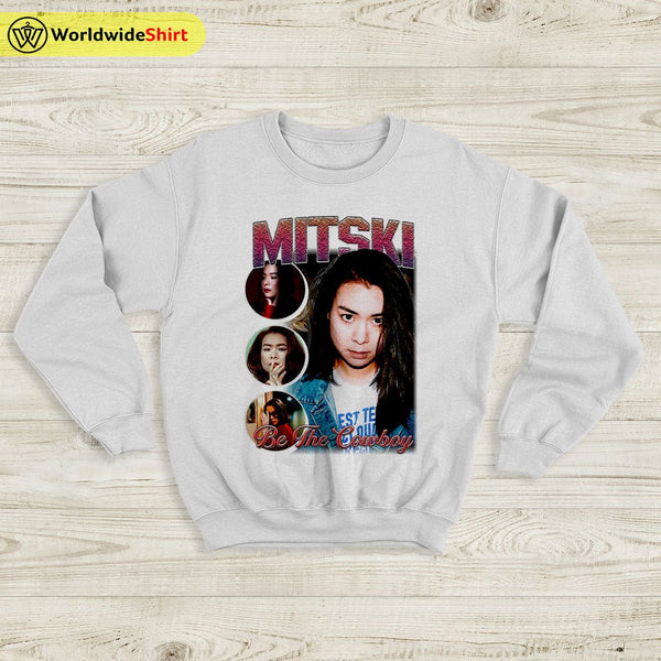 Mitski Vintage 90s Sweatshirt Mitski Shirt Music Shirt - WorldWideShirt