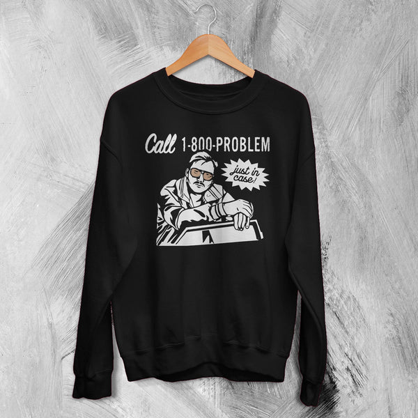 Morgan Wallen Sweatshirt Morgan Wallen Just in Case Shirt American Concert Crewneck - Black - WorldWideShirt