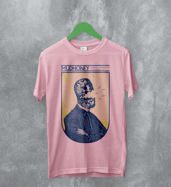 Mudhoney Concerde T-Shirt Grunge Concert Mudhoney Shirt Tour Music Merch - Light Pink - WorldWideShirt