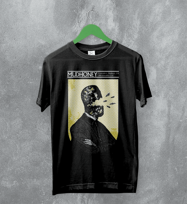 Mudhoney Concerde T-Shirt Grunge Concert Mudhoney Shirt Tour Music Merch - Black - WorldWideShirt