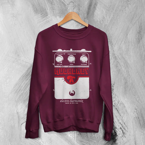 Mudhoney Electro-Harmonix Sweatshirt Rock Band Mudhoney Shirt Music Art Merch - Red Maroon - WorldWideShirt