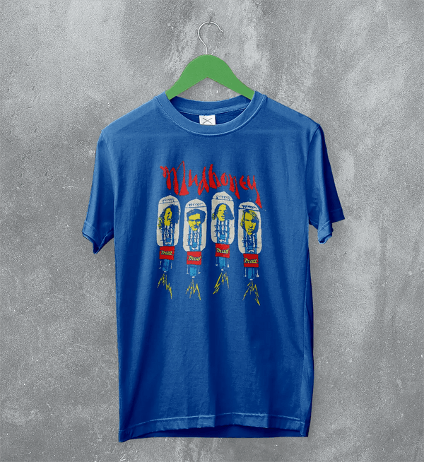 Mudhoney Thud T-Shirt 90s Grunge Tour Band Mudhoney Shirt Music Merch - Royal Blue - WorldWideShirt