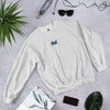 Mudkip Embroidered Pokémon Sweatshirt – Minimalist Gen 1 Style - Ash Grey - WorldWideShirt