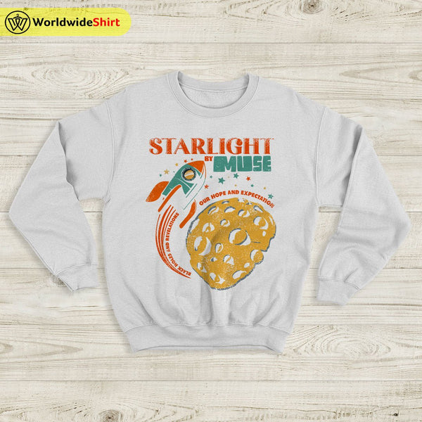 Muse Starlight Sweatshirt Muse Shirt Rock Band Shirt - WorldWideShirt