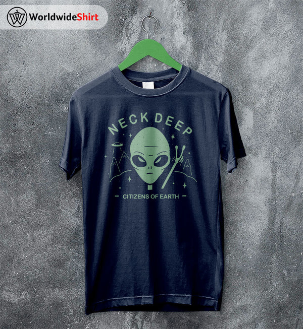 Neck Deep Citizens of Earth T shirt Neck Deep Shirt Pop Punk Shirt - WorldWideShirt