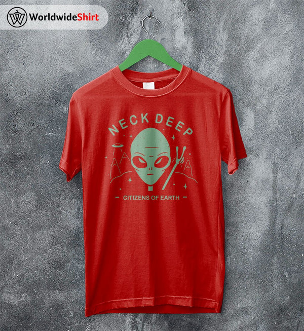 Neck Deep Citizens of Earth T shirt Neck Deep Shirt Pop Punk Shirt - WorldWideShirt
