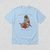Neil The Seal T-Shirt Neil Loves Chaos Way Shirt Neil The Seal Viral Animal Tee - Blue - WorldWideShirt