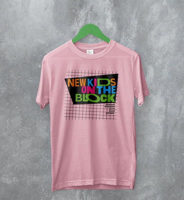 New Kids On The Block T-Shirt 80s NKOTB Boy Band Shirt Graphic Merch - WorldWideShirt