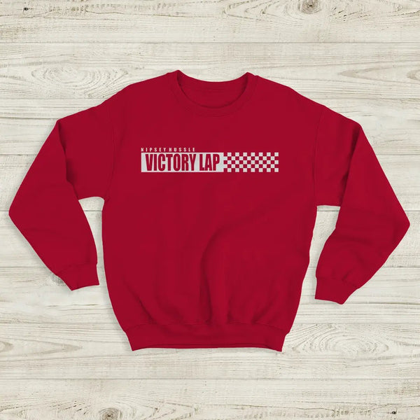 Nipsey Hussel Victory Lap Sweatshirt Album Hip Hop Merch Nipsey Hussel Shirt - Red - WorldWideShirt